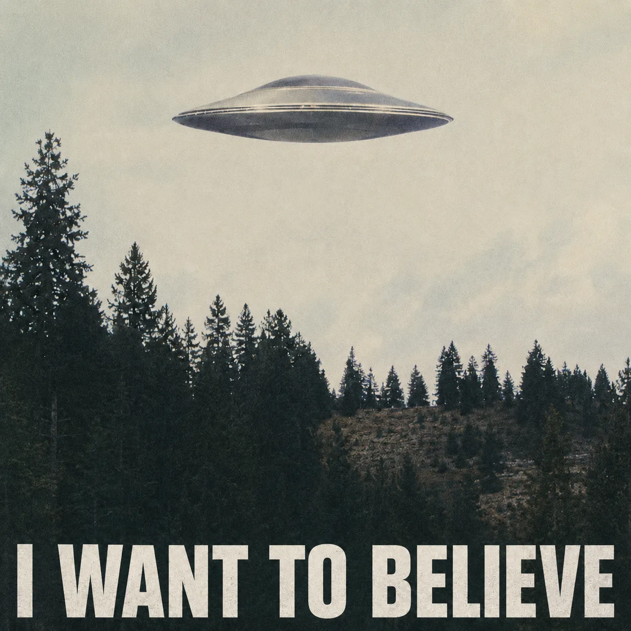 I want to believe