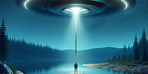 Pole Sticking Out Of Ufo