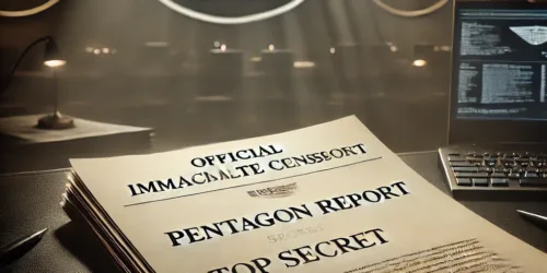 Official pentagon report on immaculate constellation