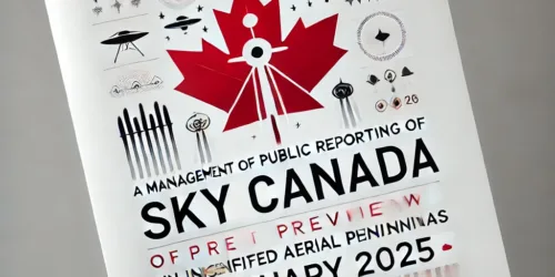 Public reporting of unidentified aerial phenomena in canada