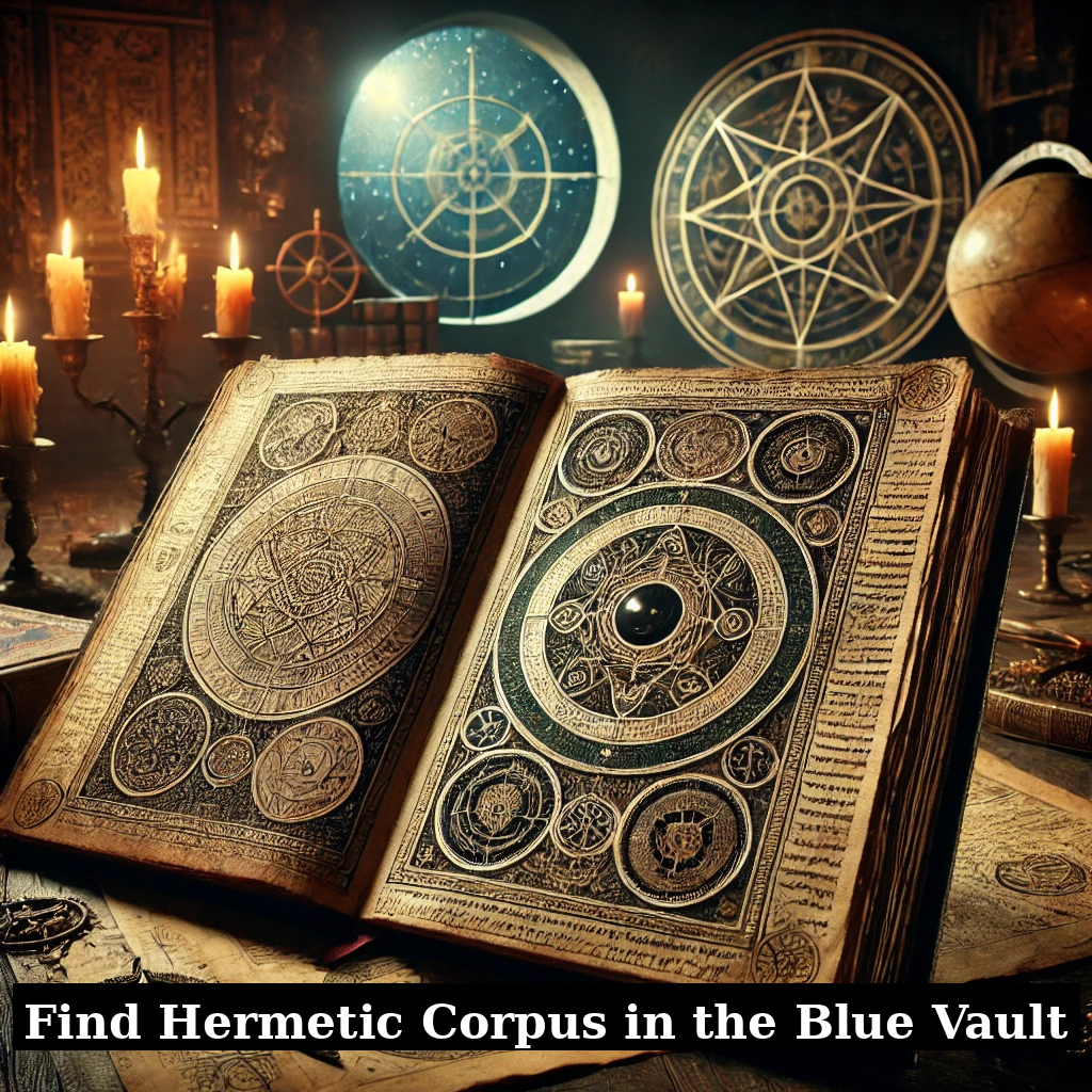 Hermetic corpus in the blue vault