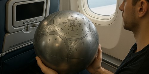 Thought experiment: would the faa allow the buga ufo sphere on a commercial airliner?