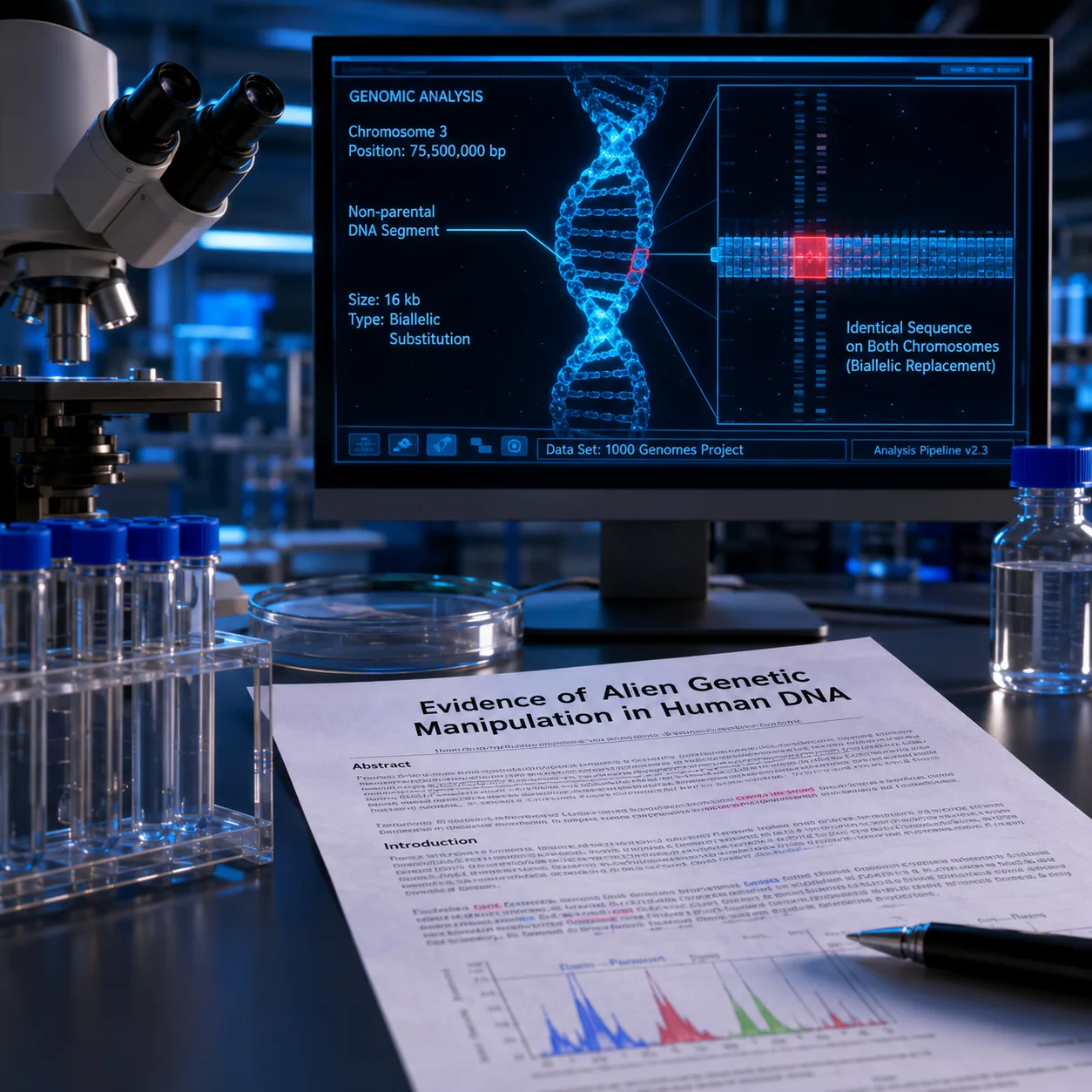 Evidence of Alien Genetic Manipulation in Human DNA