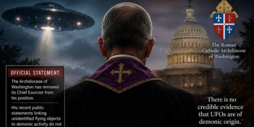 Archdiocese of Washington Removes Chief Exorcist After Linking UFOs to Demonic Activity