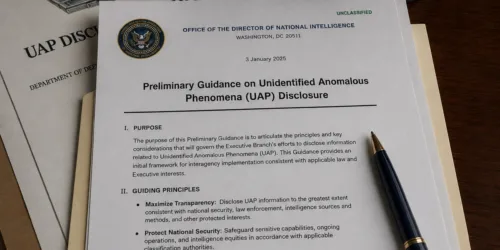 ODNI Issues Preliminary Guidance on UAP Disclosure